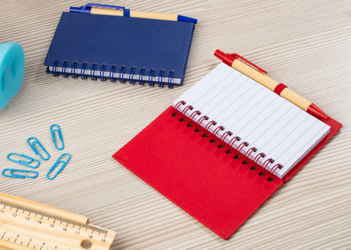Cuaderno Pequeño Ecológico Doble "O" con Bolígrafo