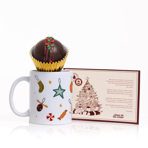 Mug con burbuja de chocolate